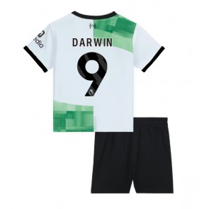 Liverpool Darwin Nunez #9 Gostujuci Dres za Dječji 2023-24 Kratak Rukavima (+ kratke hlače)